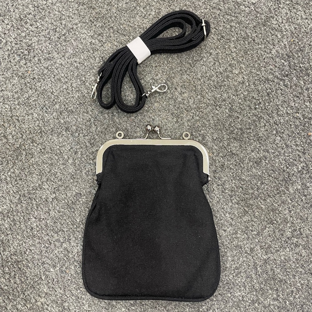 Black Women's Bag with Strap